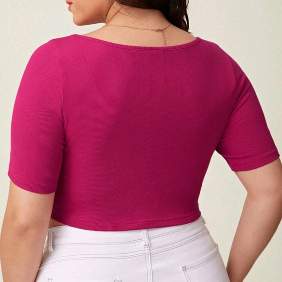 Ribbed crop top 🩷 - Picture 2 of 16